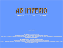 Tablet Screenshot of abimperio.net